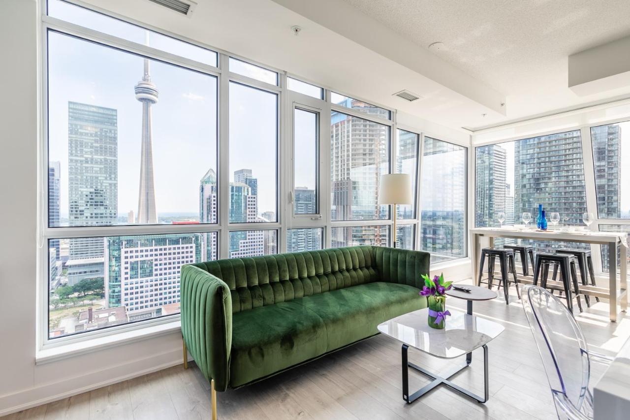 Luxury 2 Bedroom In The Heart Of Entertainment District W/ Cn Tower View Toronto Exterior photo